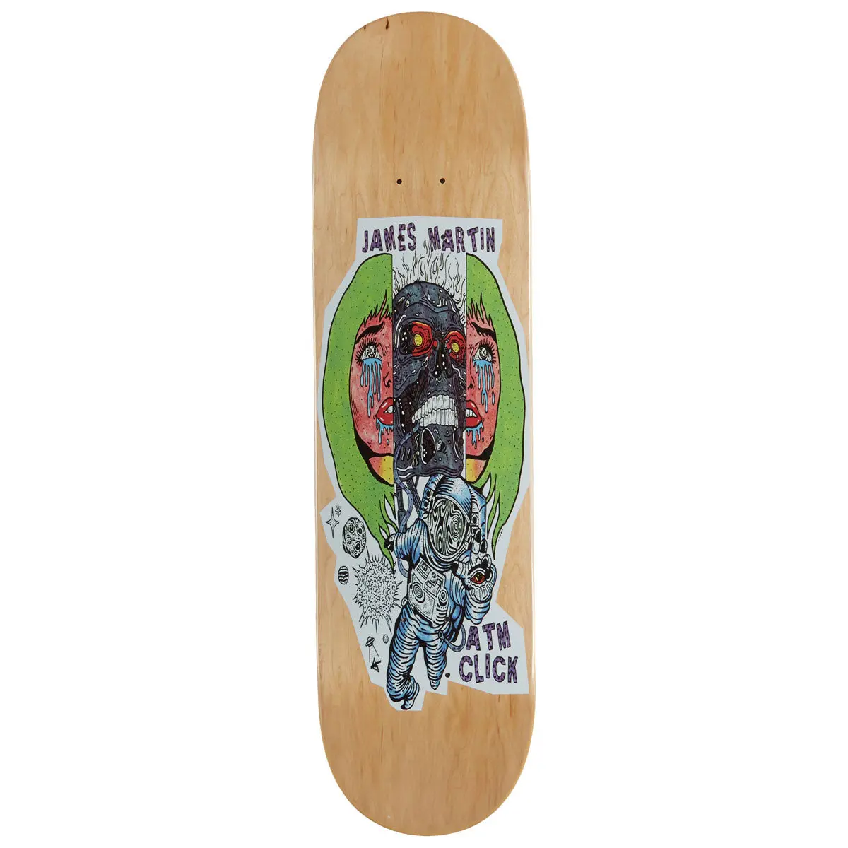 Atm James Martin Terminator Skateboard Deck - 8.25" 1