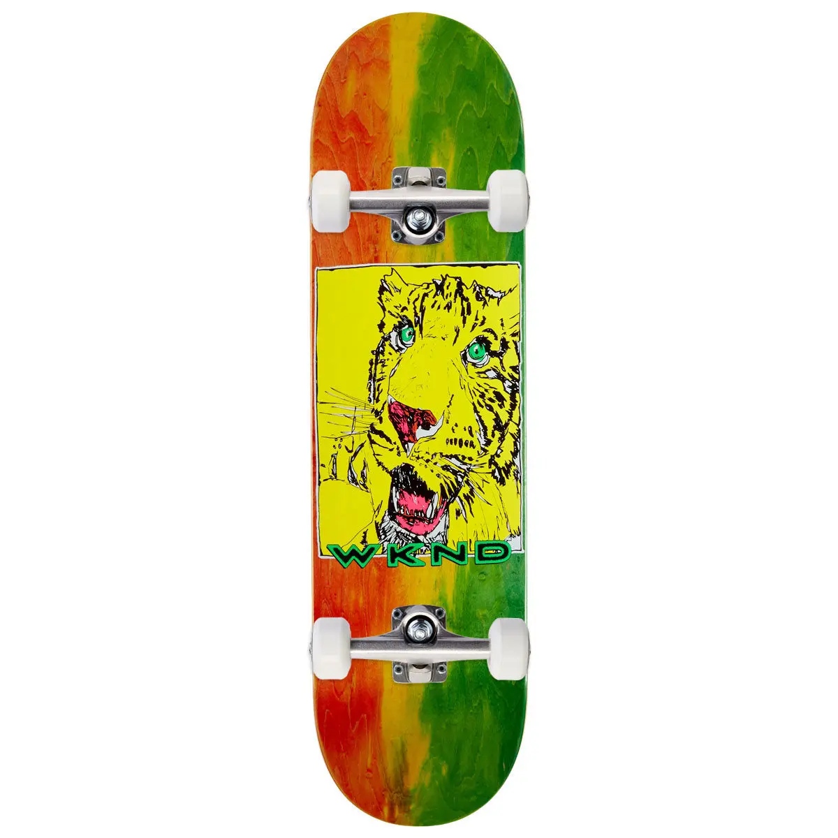 Wknd Tiger Team Mc Skateboard Complete - Tie Dye - 8.25" 1