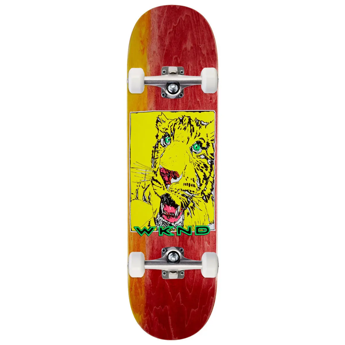 Wknd Tiger Team Ps Skateboard Complete - Tie Dye - 8.375" 1