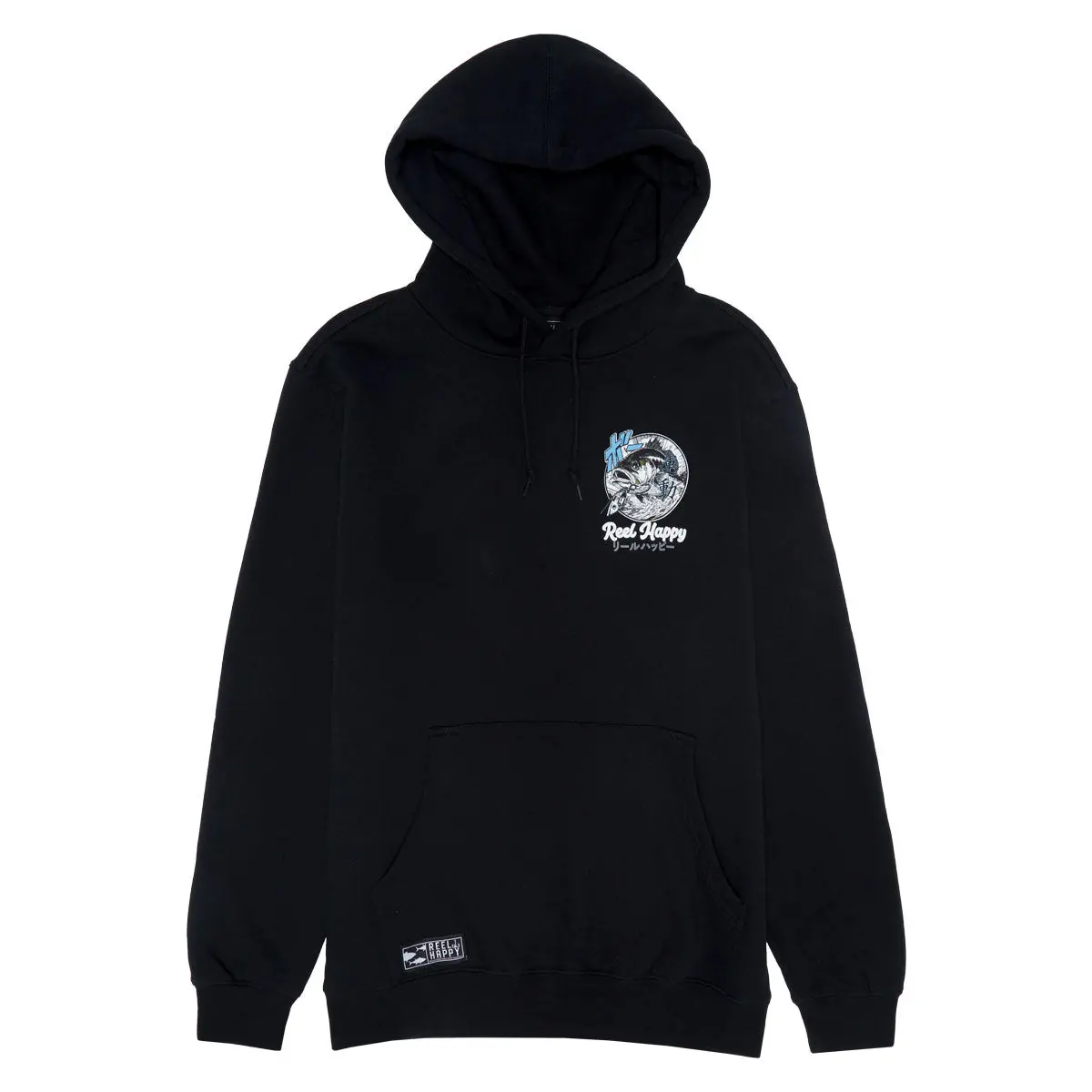 Reel Happy Basu Sakana Hoodie - Black 1