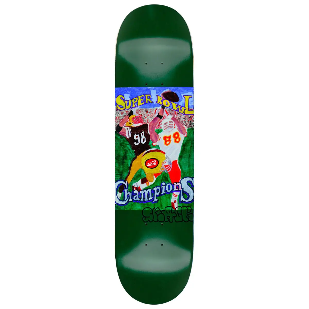 Snack Williams Super Bowl Skateboard Deck - 8.25" 1