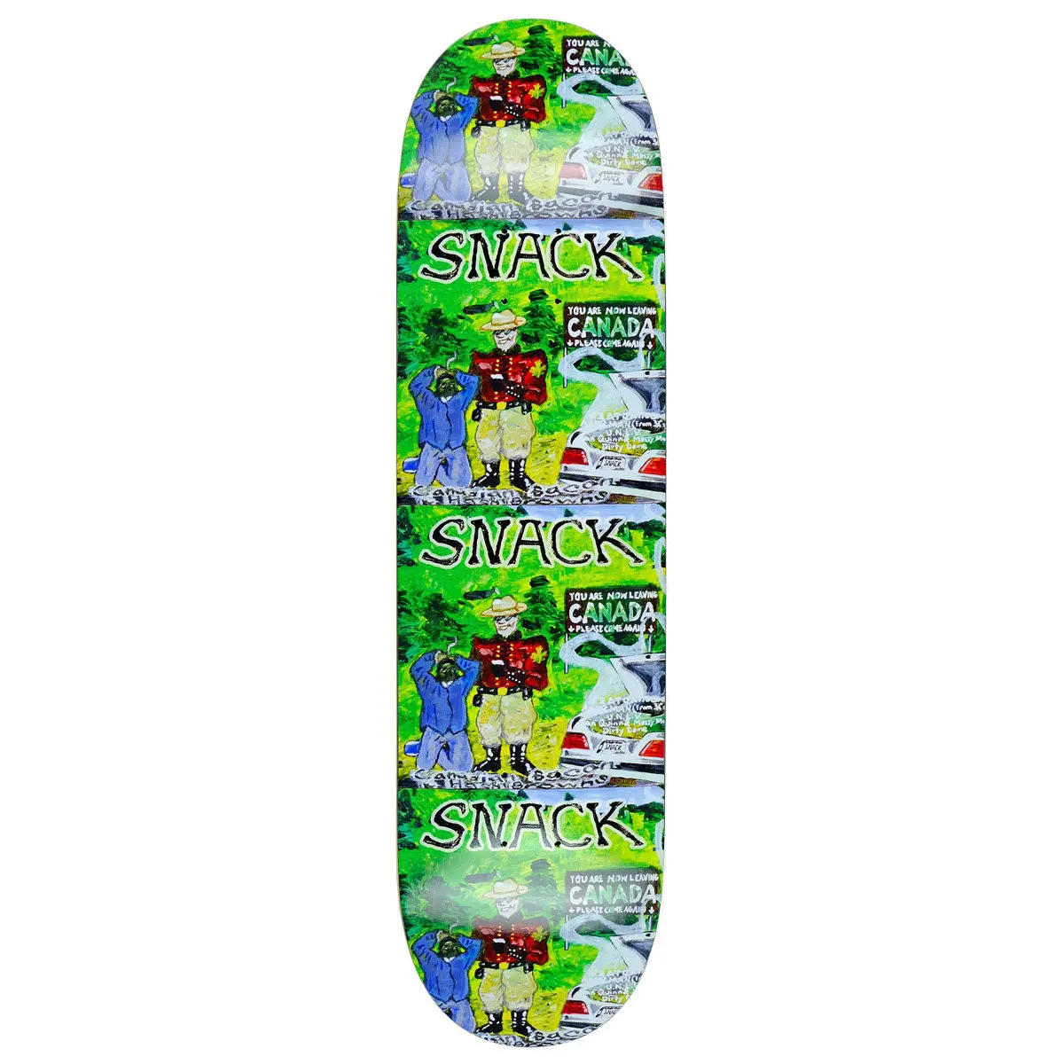 Snack May Canadian Bacon Skateboard Deck - 8.25" 1