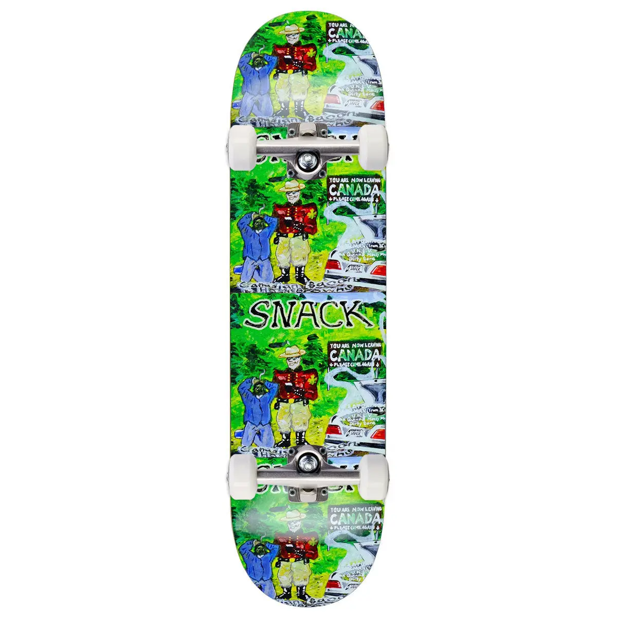 Snack May Canadian Bacon Skateboard Complete - 8.25" 1