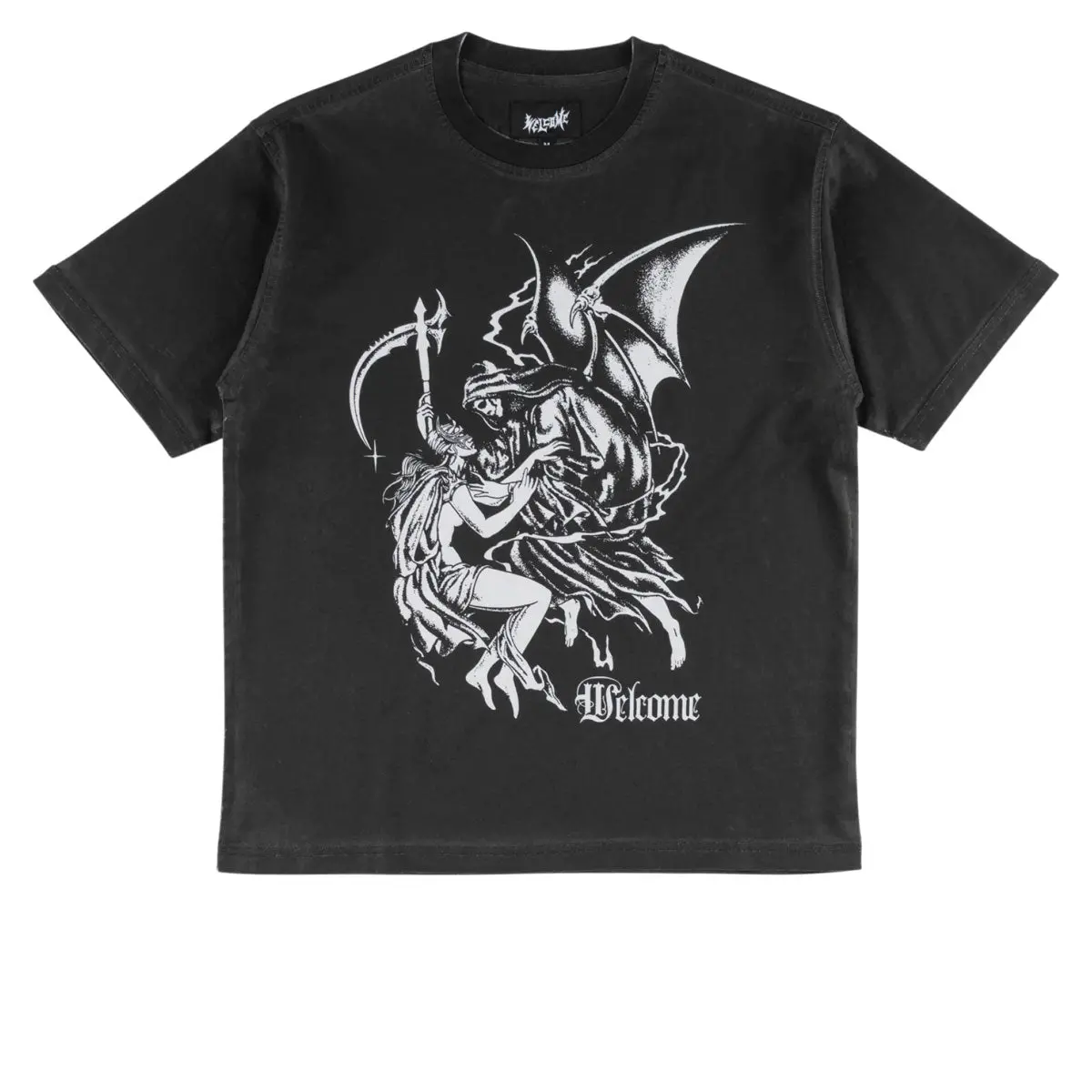 Welcome Archangel Overprint T-Shirt - Black/White 1