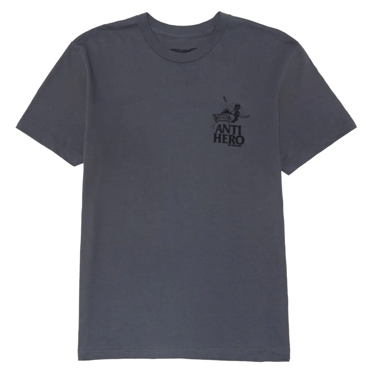 Anti-Hero Phelps Lance Dbl T-Shirt - Asphalt/Black 1