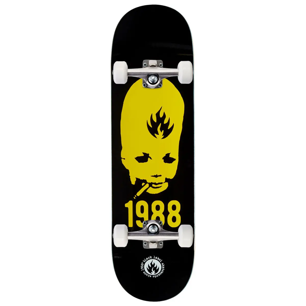 Black Label Thumbhead Skateboard Complete - Yellow - 9.00" 1