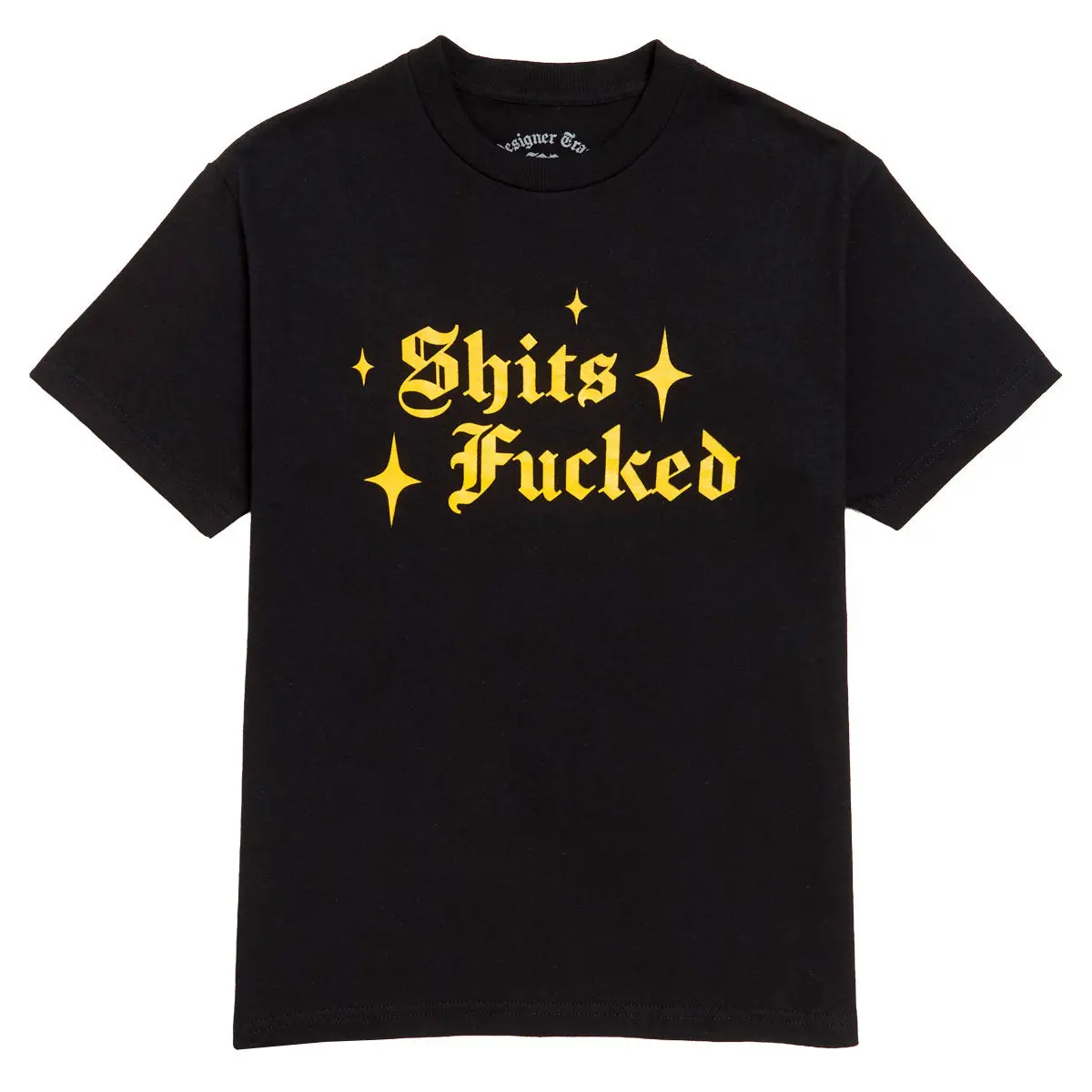 Designer Trash Sparkle T-Shirt - Black 1