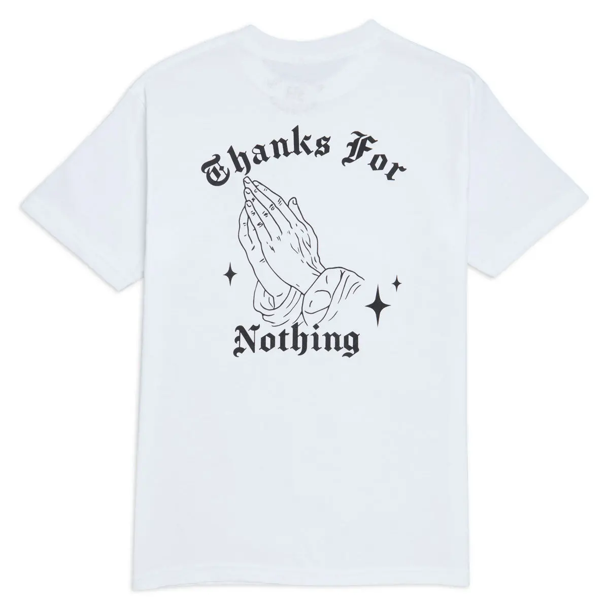 Designer Trash Thanks For Nothing T-Shirt - White 1