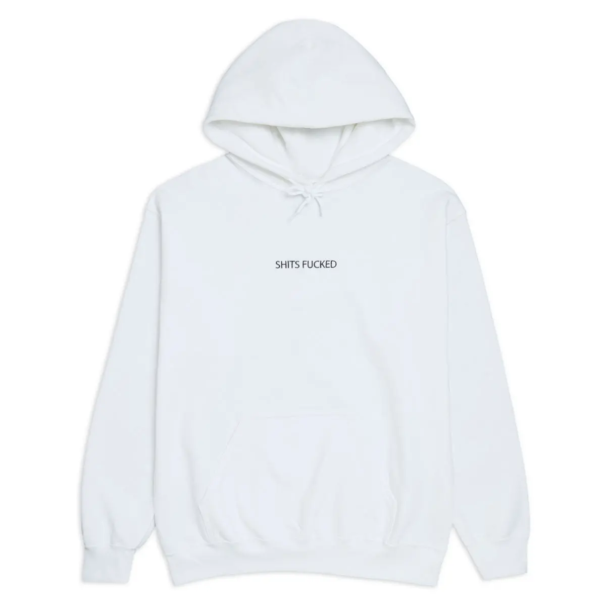 Designer Trash Shits Fucked Hoodie - White 1