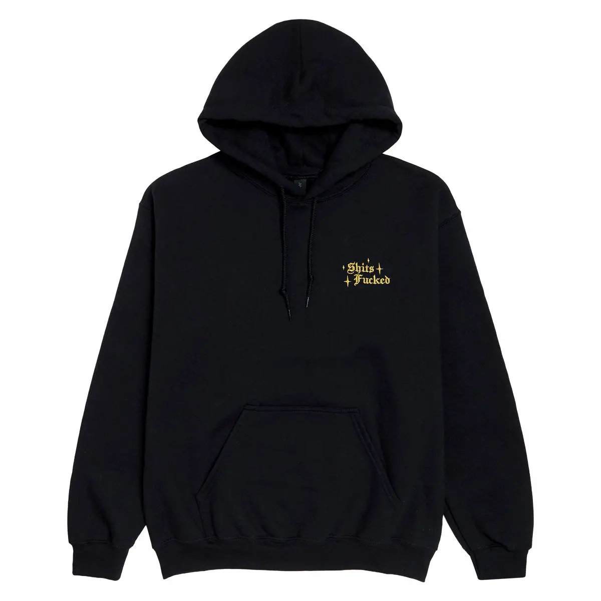 Designer Trash Mini Fucked Hoodie - Black 1