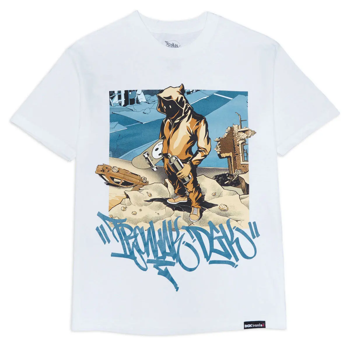 Dgk X Ironlak Laquer T-Shirt - White 1
