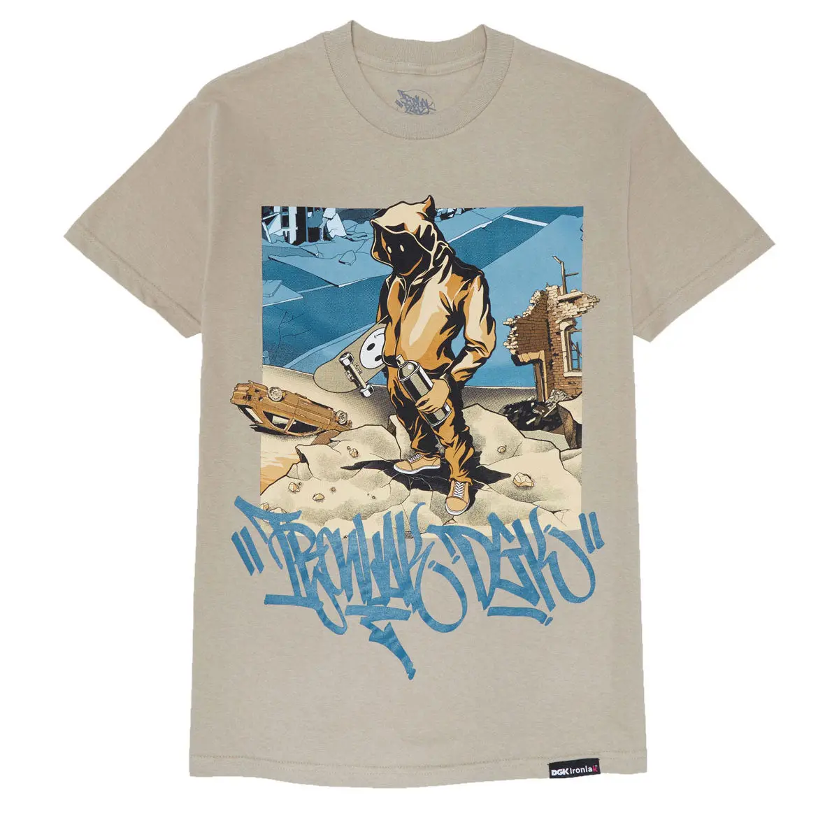 Dgk X Ironlak Laquer T-Shirt - Sand 1