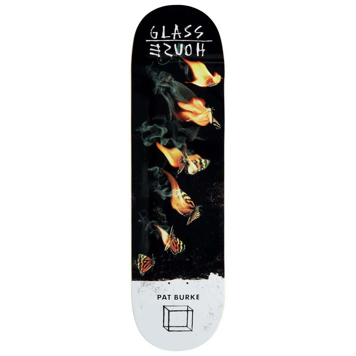 Glass House Burke Butterfly Skateboard Deck - 8.50" 1