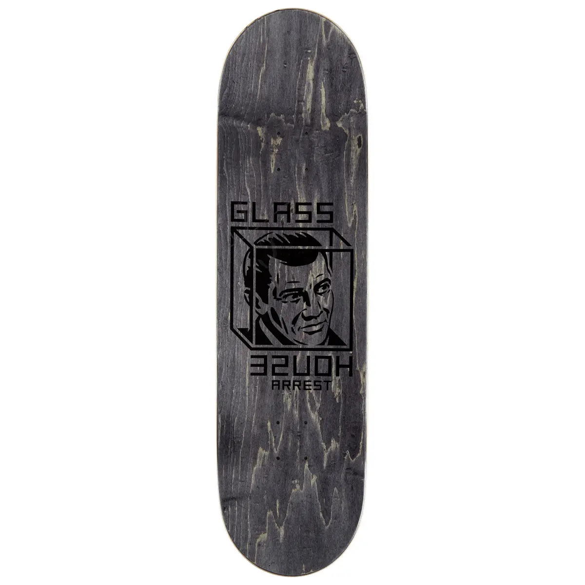 Glass House Wallin House Arrest Skateboard Deck - Flourescent Orange - 8.88" 2