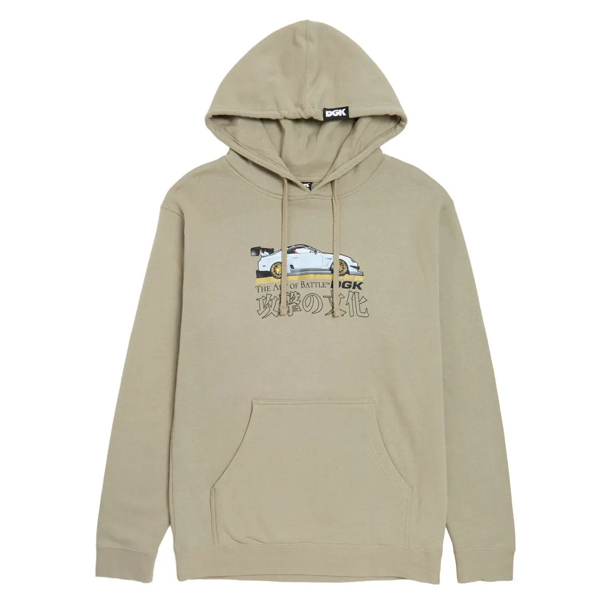 Dgk Attack Hoodie - Cement 1