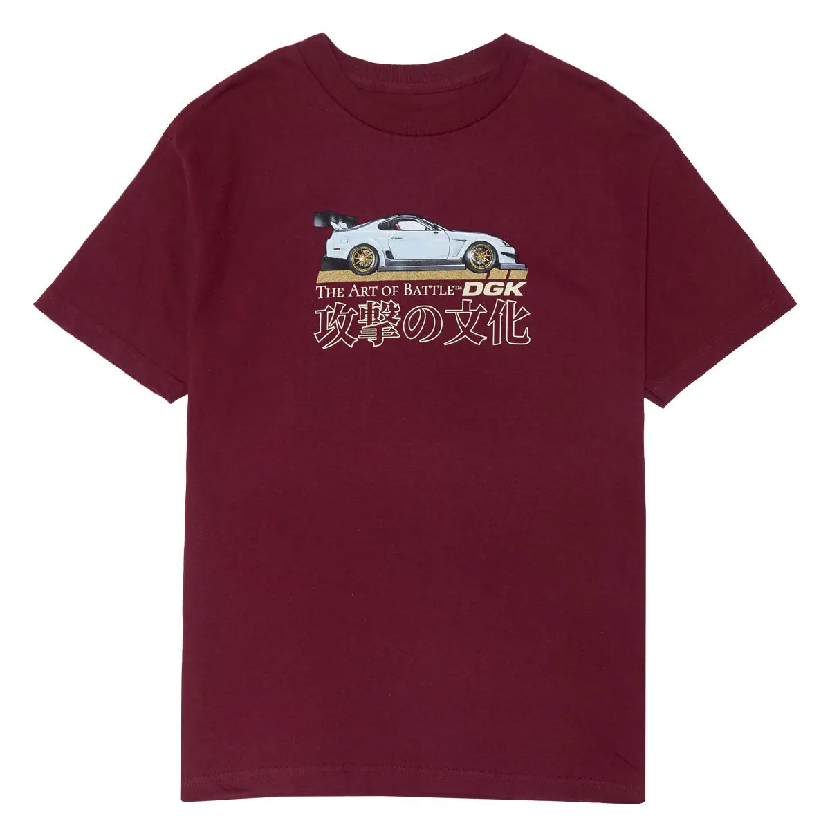 Dgk Attack T-Shirt - Burgundy 1