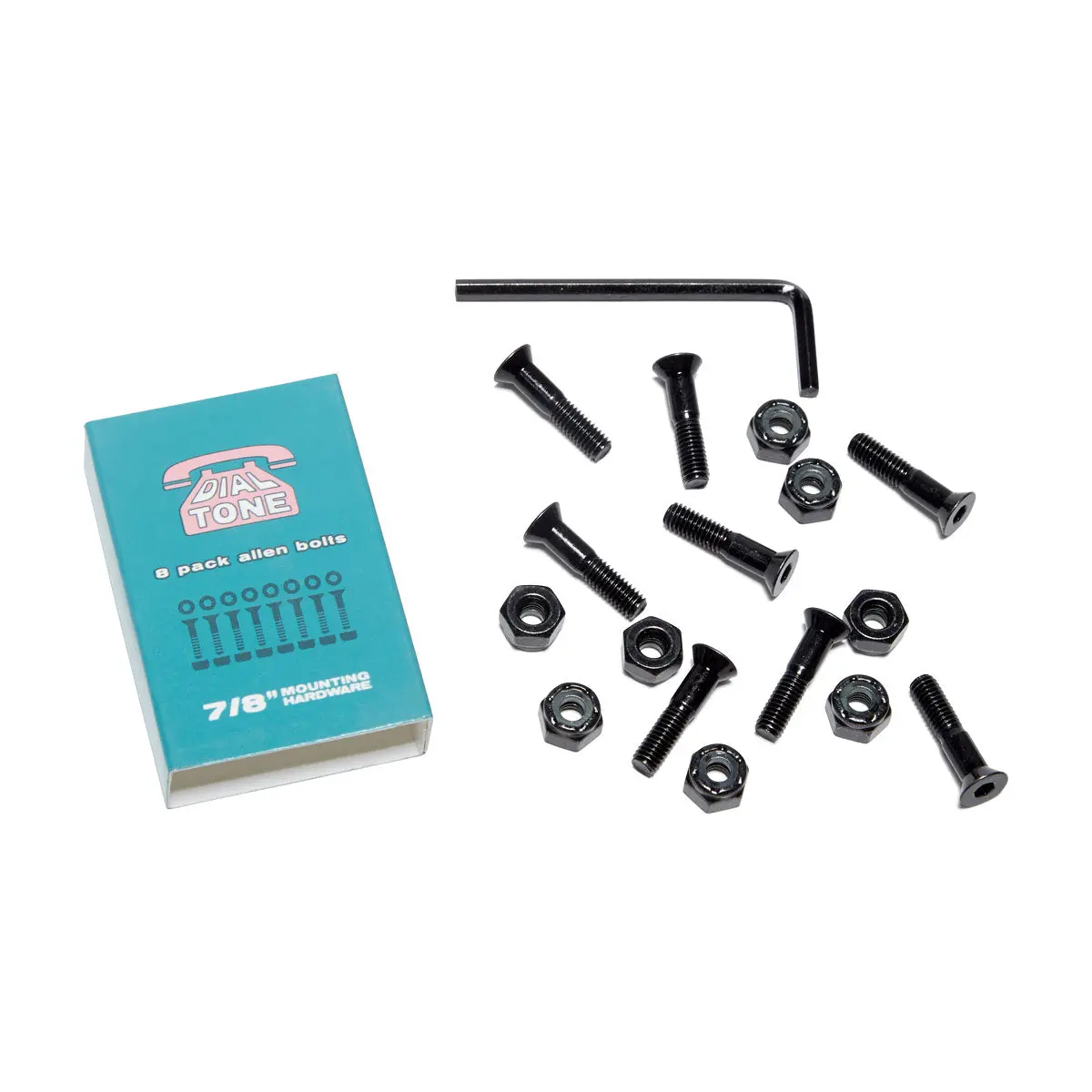 Dial Tone Matchbook Bolts Allen Hardware - 7/8” 1