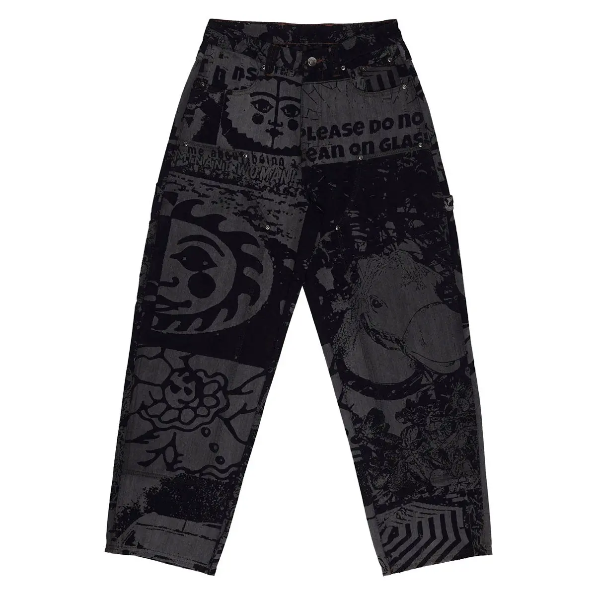 Wknd Damn Near Carpenters Jeans - Black Horses 1