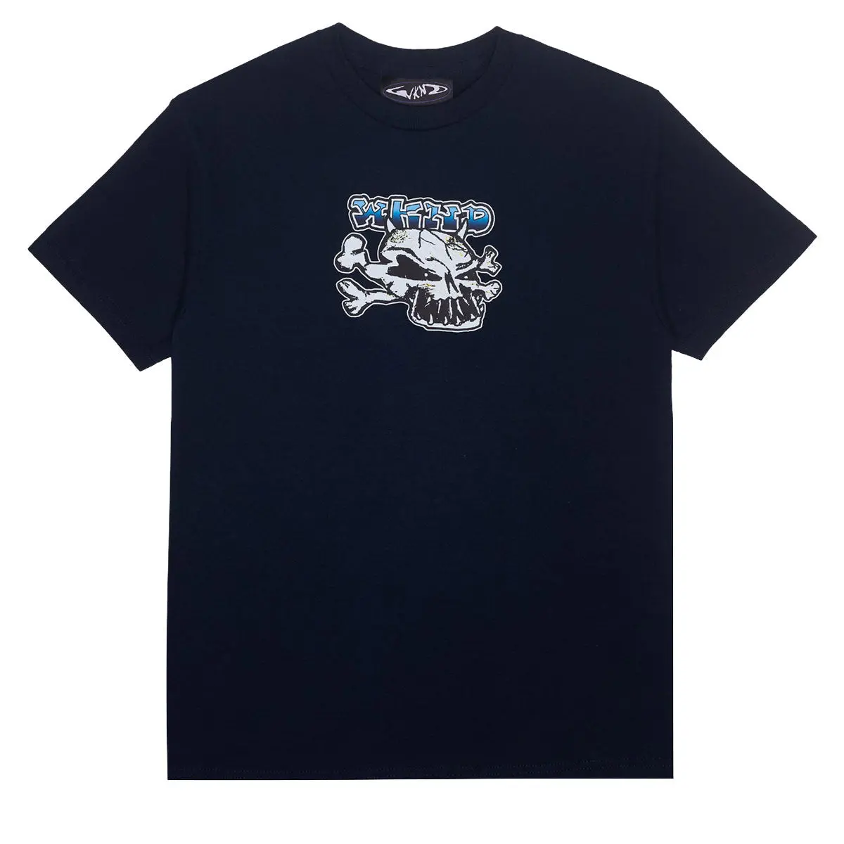 Wknd Skull T-Shirt - Navy 1
