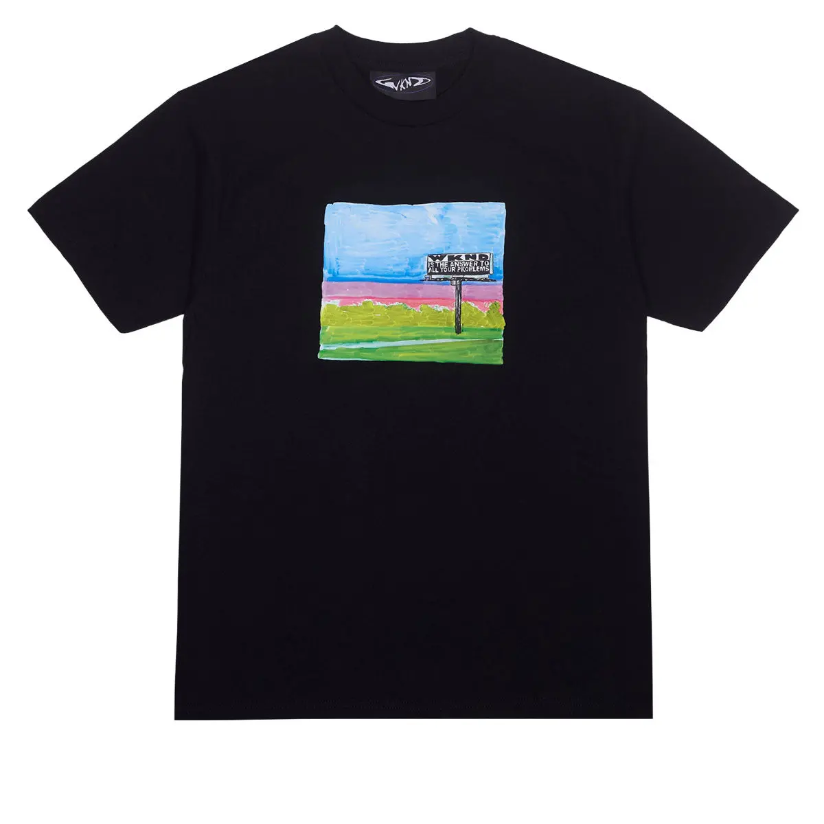 Wknd Billboard T-Shirt - Black 1