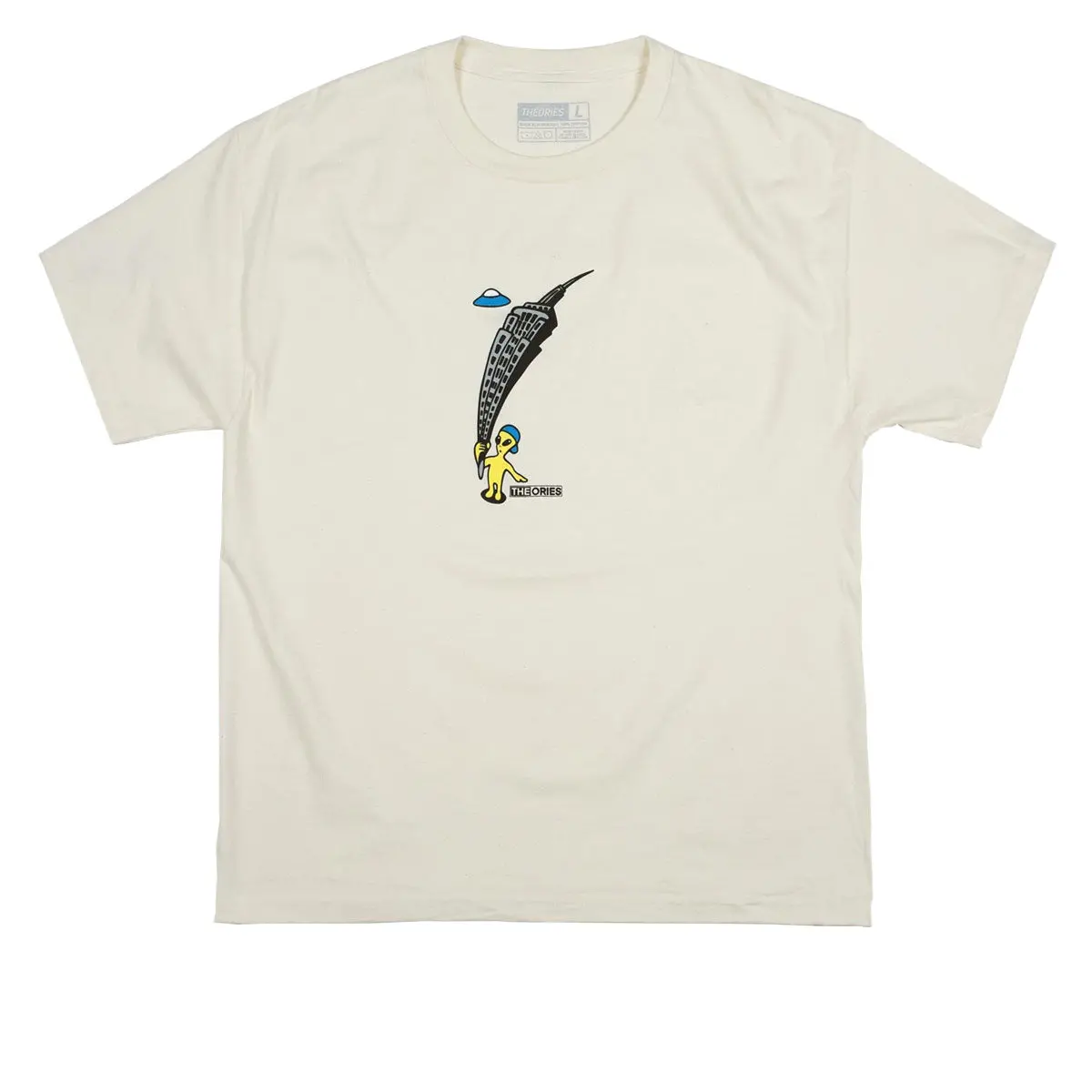 Theories Rave Kid T-Shirt - Cream 1