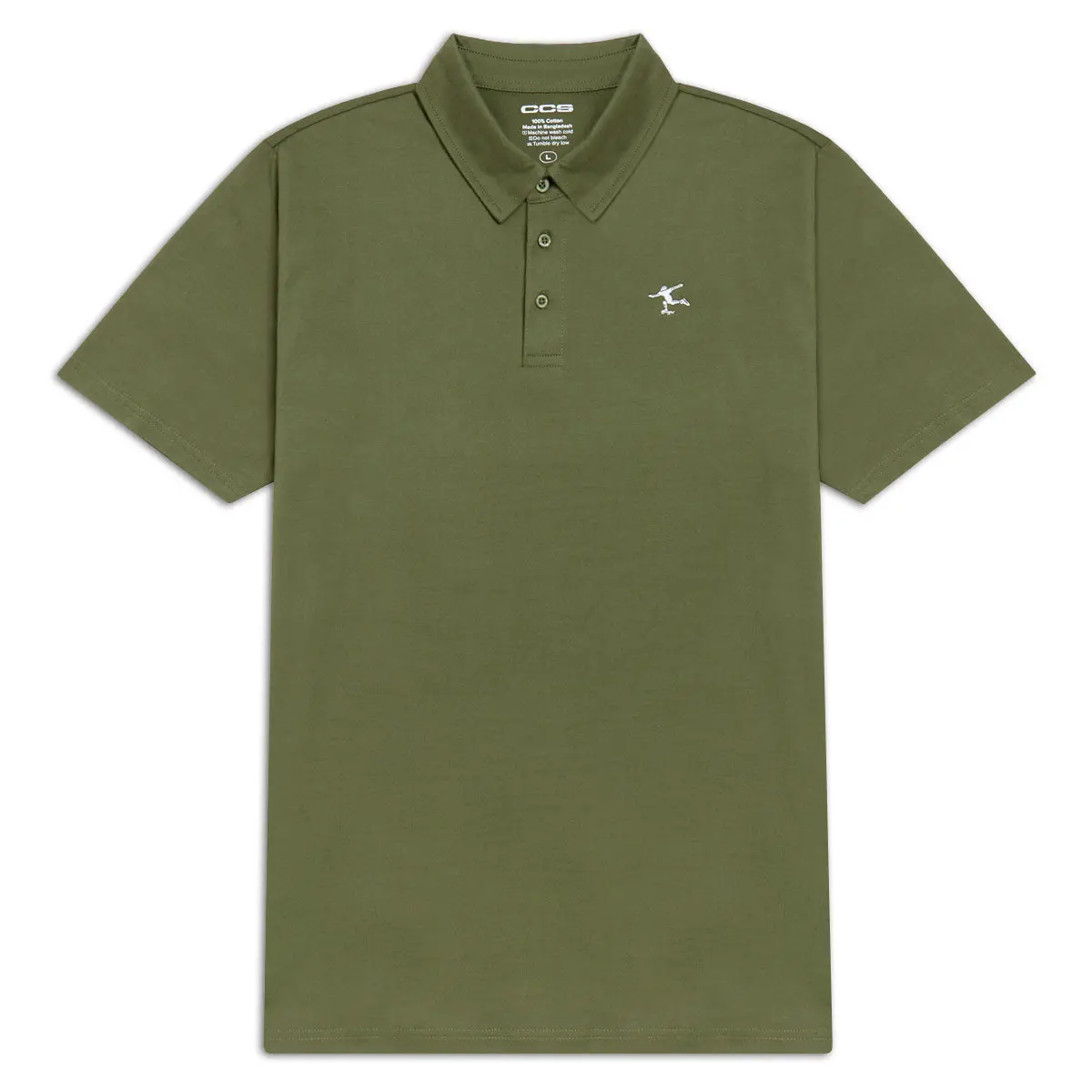 Ccs Cheap Skates Icon Polo Shirt - Army Green 1