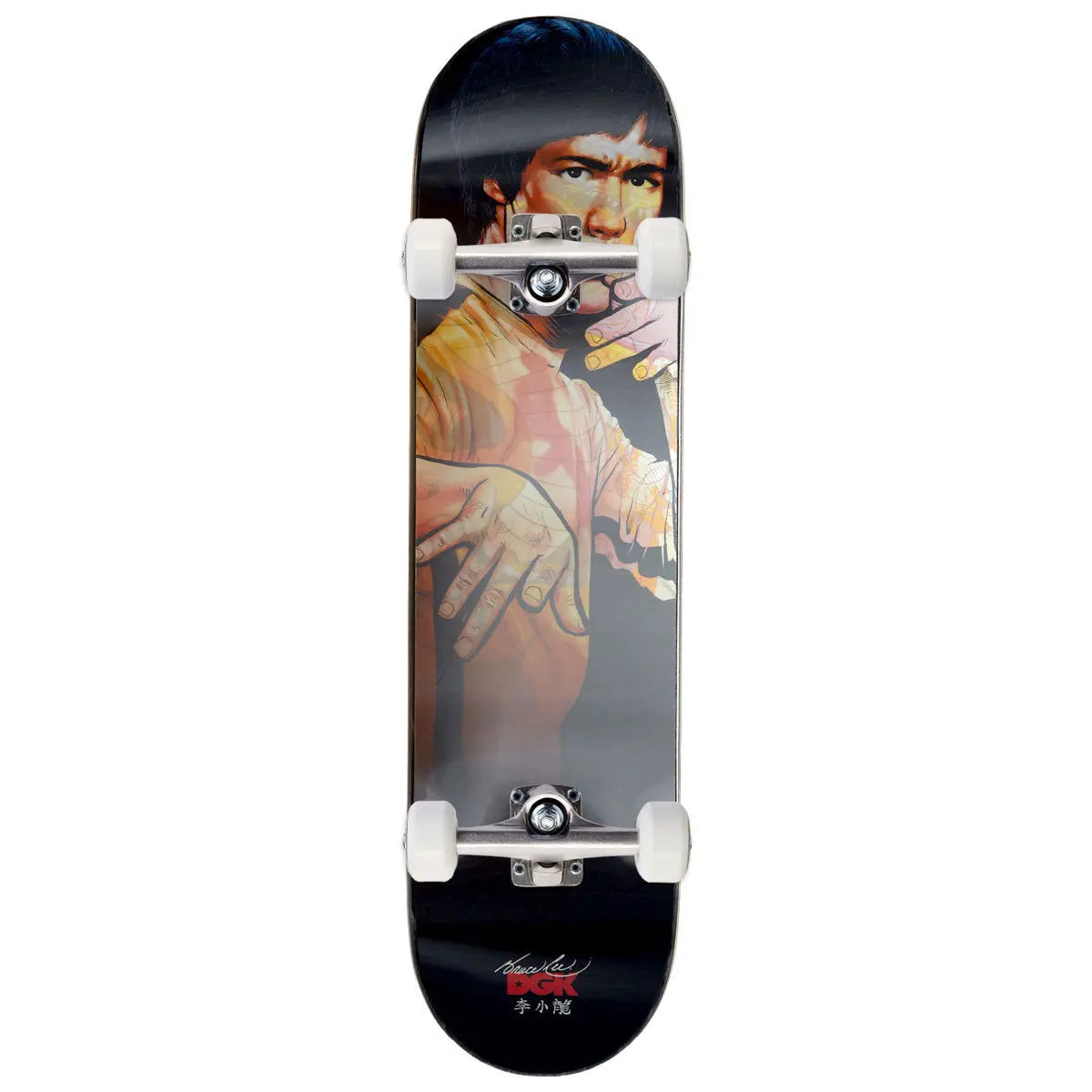 Dgk X Bruce Lee Dragon Lenticular Skateboard Complete - 8.25" 1