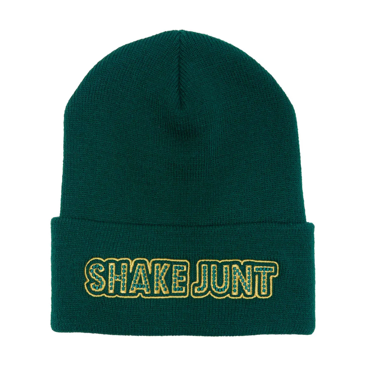 Shake Junt Stretch Logo Beanie - Green 1