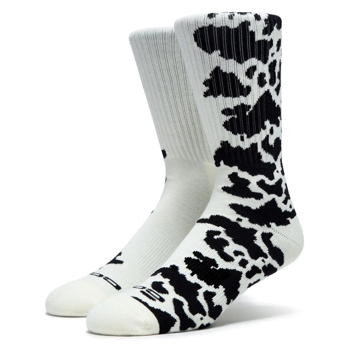 Ccs Cow Socks - White/Black 1