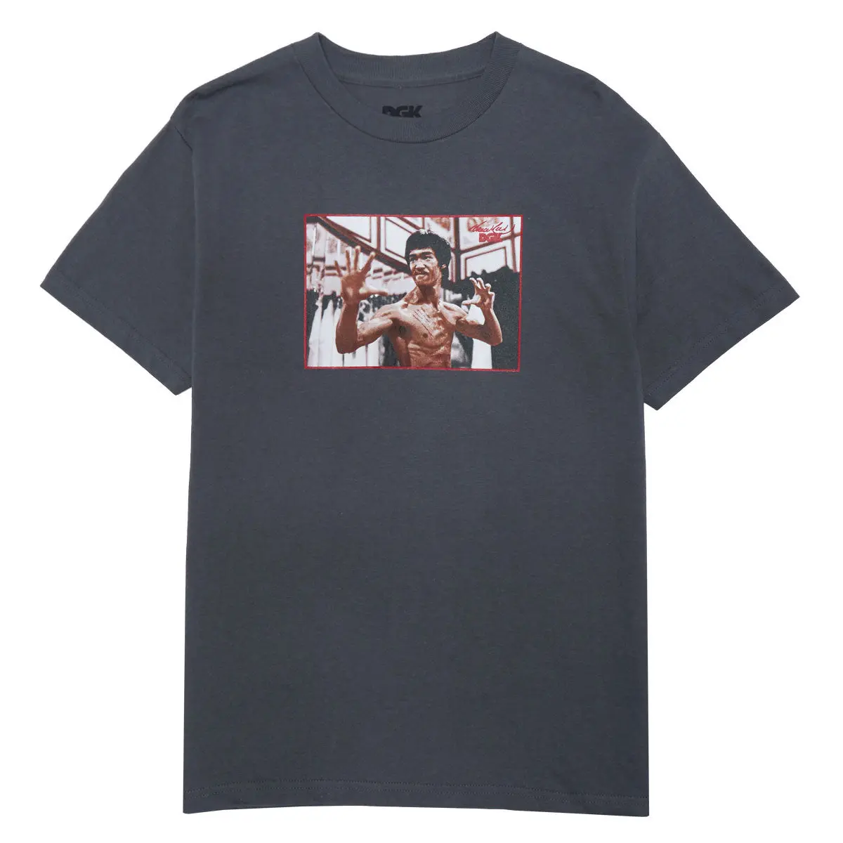 Dgk X Bruce Lee Focus T-Shirt - Charcoal 1
