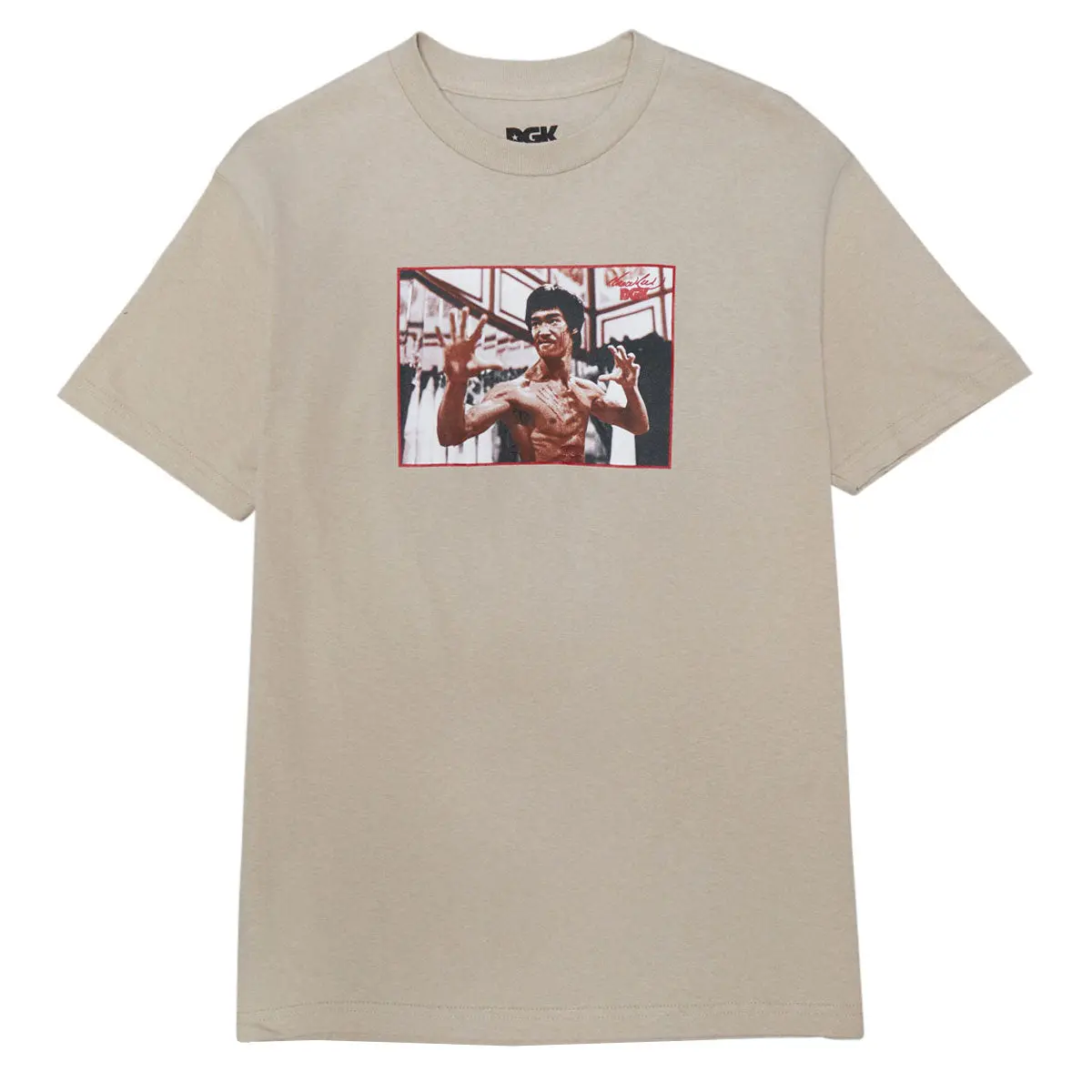 Dgk X Bruce Lee Focus T-Shirt - Sand 1