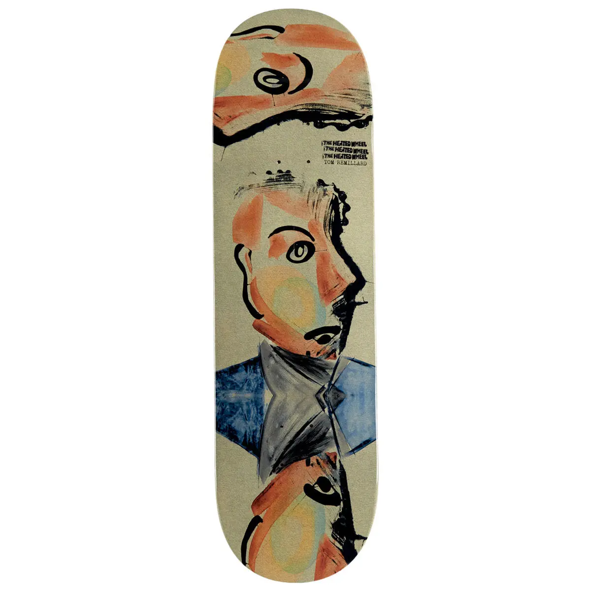The Heated Wheel Tom Remillard Reflective Movement Skateboard Deck - 9.00" 1