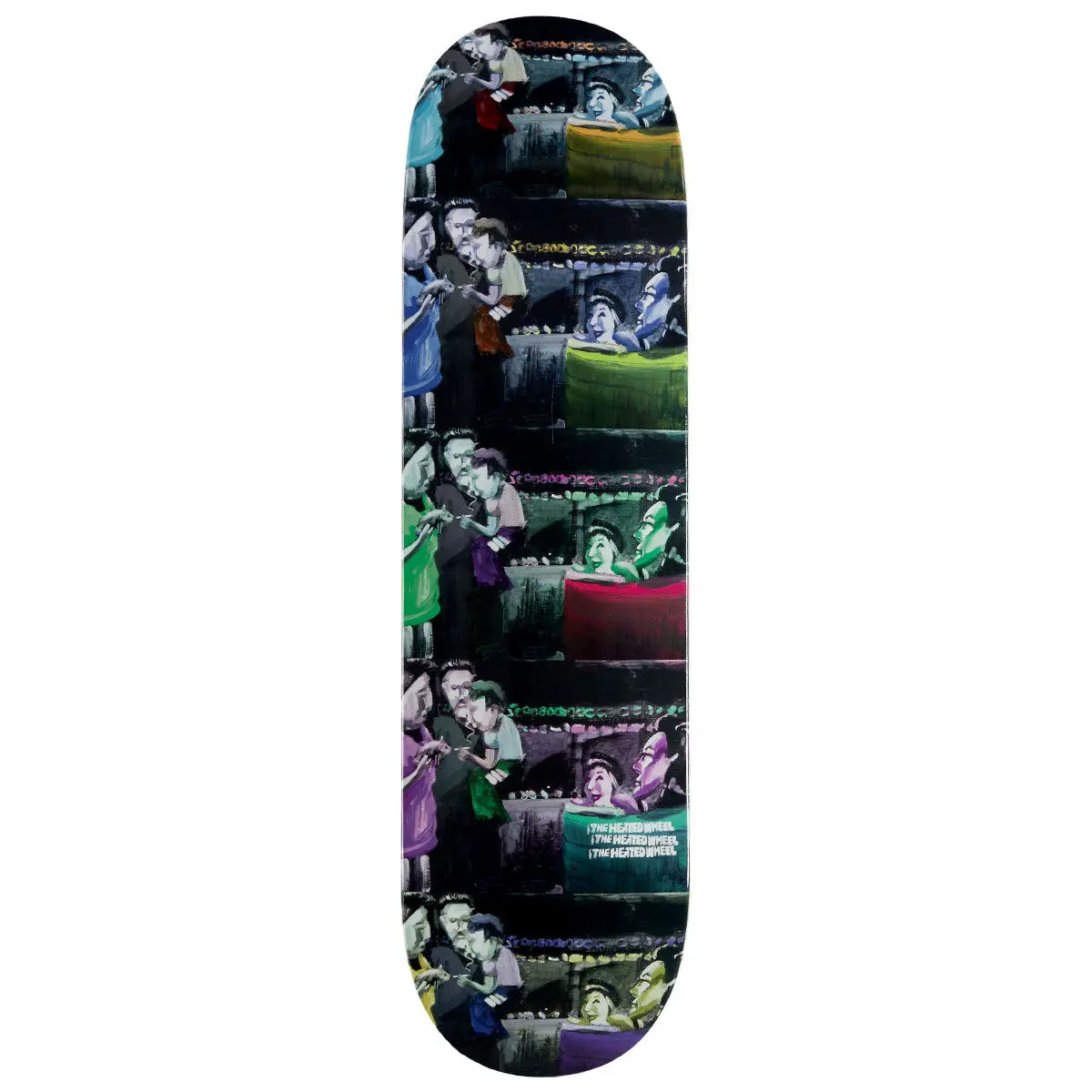 The Heated Wheel On Holiday Skateboard Deck - 8.50" 1