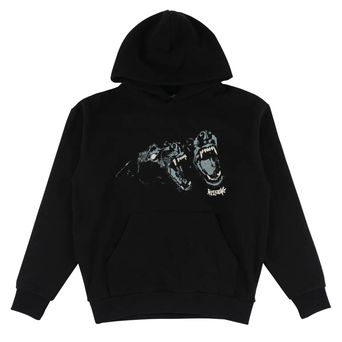 Welcome Woof Hoodie - Black 1