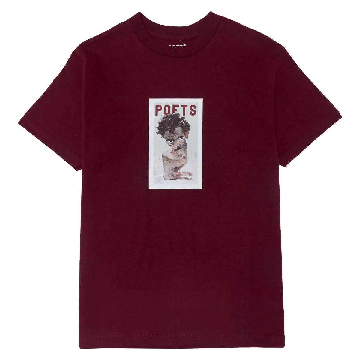 Poets Torment T-Shirt - Burgundy 1