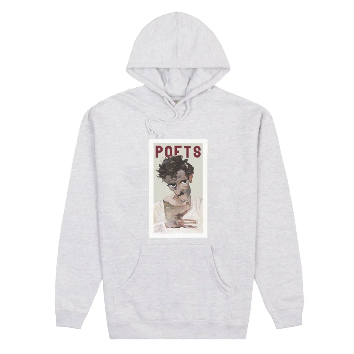 Poets Torment Hoodie - Heather Grey 1