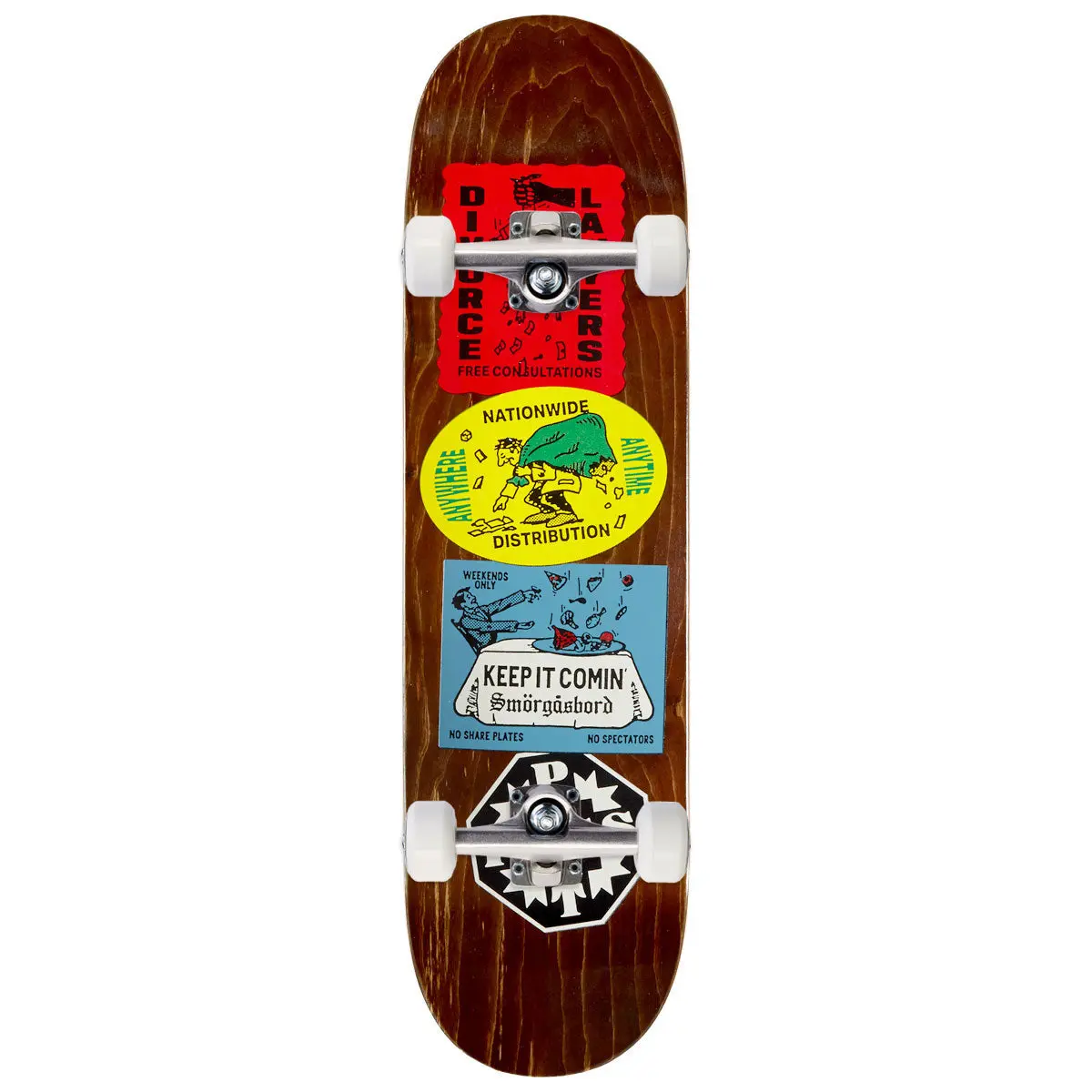Passport Coaster Series Distribution Skateboard Complete - 8.50" 1