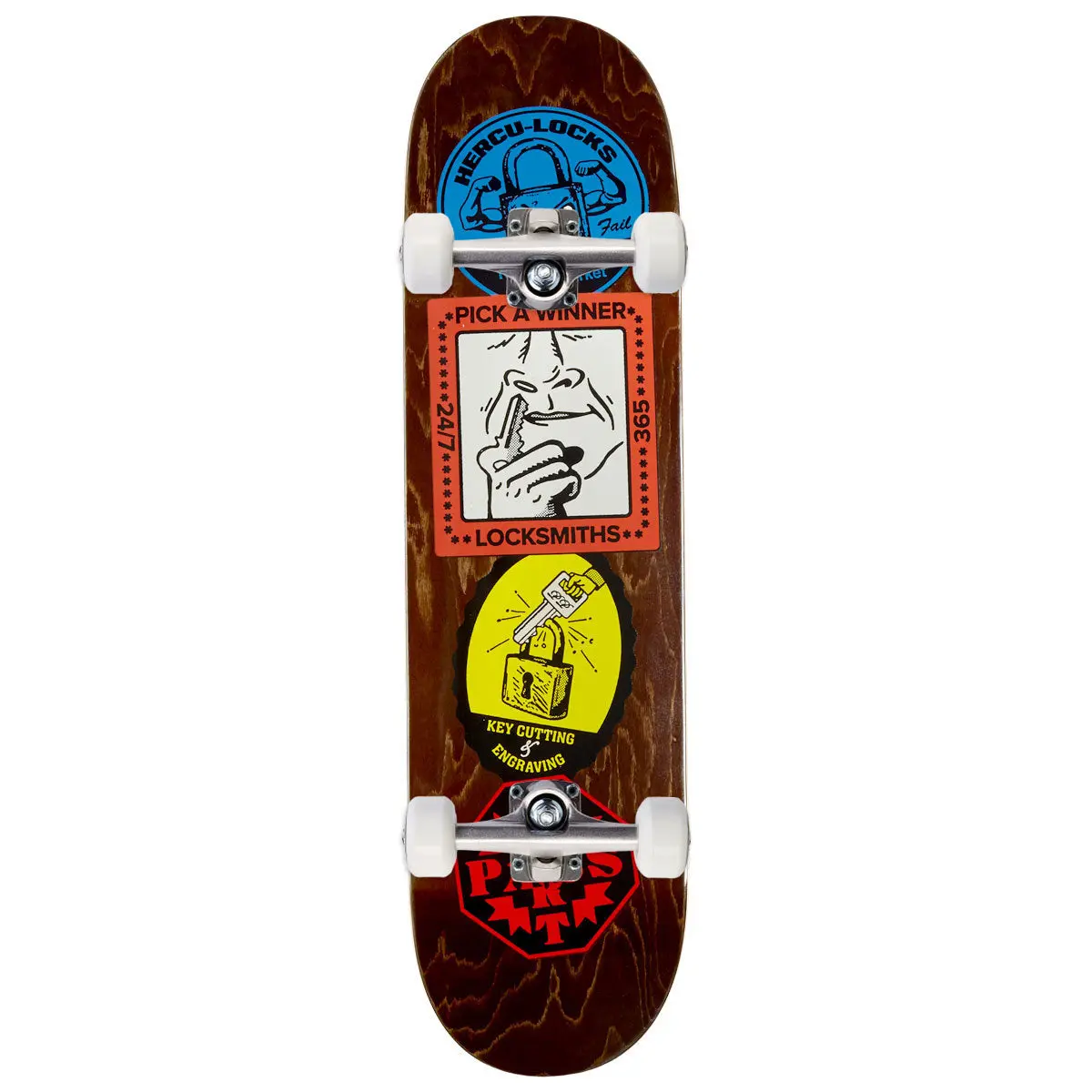 Passport Coaster Series Locksmith Skateboard Complete - 8.25" 1