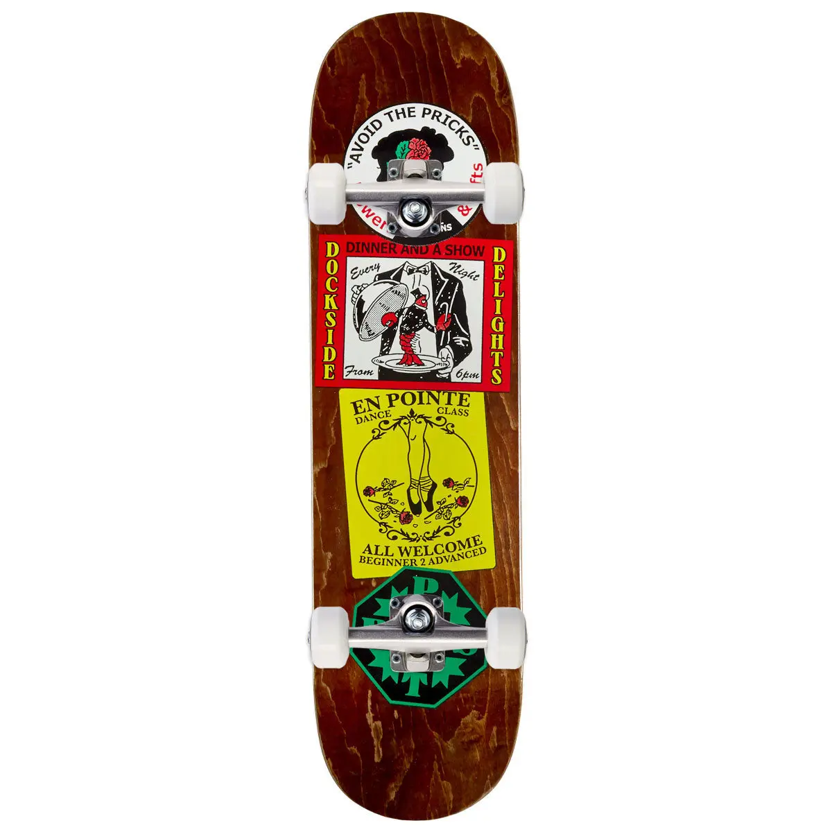 Passport Coaster Series Flowers And Gifts Skateboard Complete - 8.125" 1