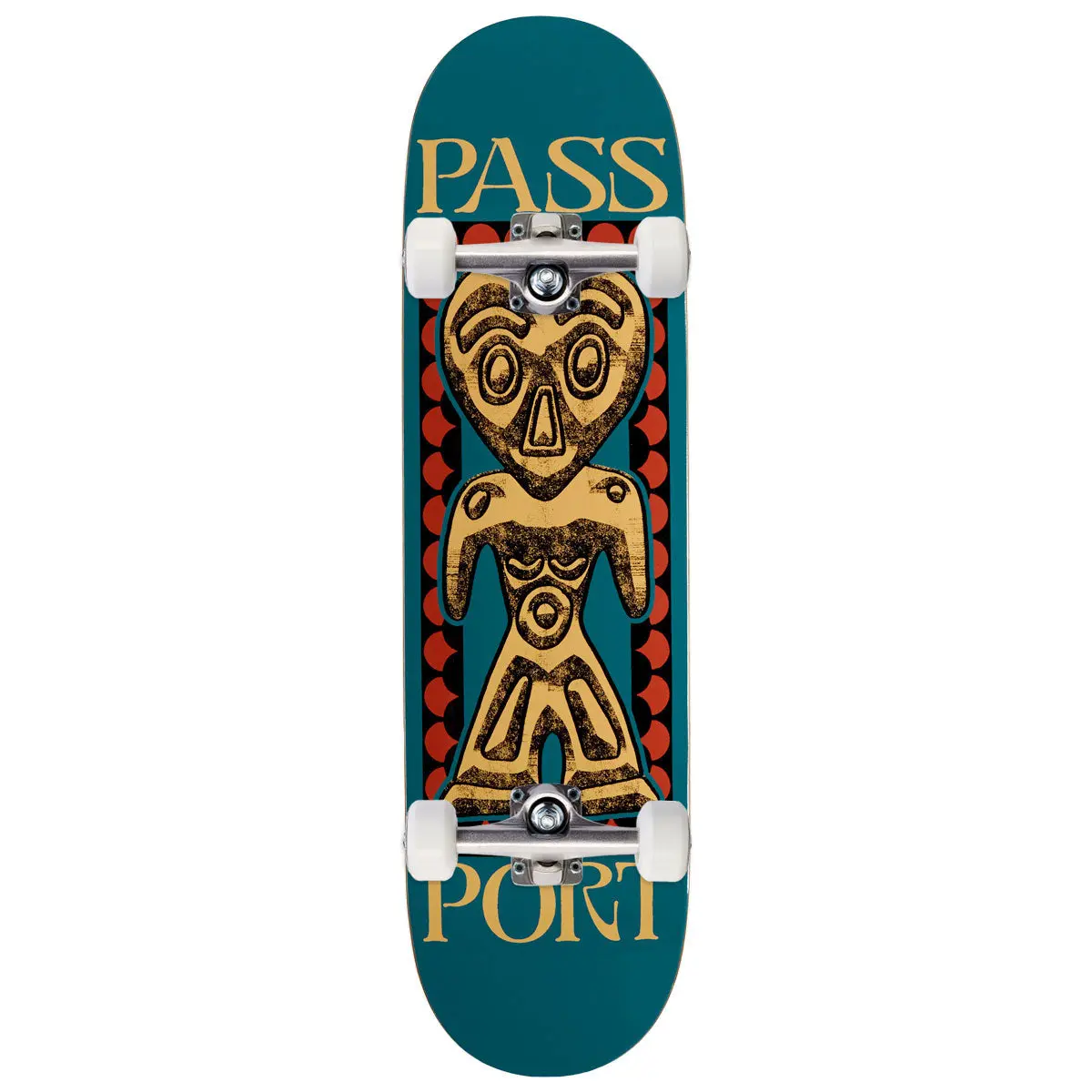 Passport Dogu Series Heart Head Skateboard Complete - 8.50" 1