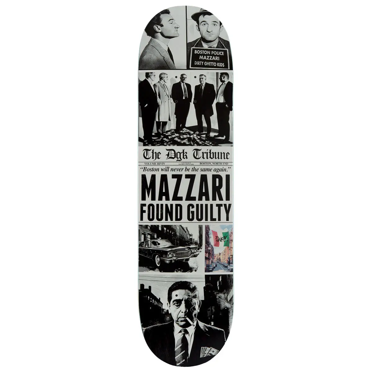 Dgk Gangland Mazzari Skateboard Deck - 8.25" 1