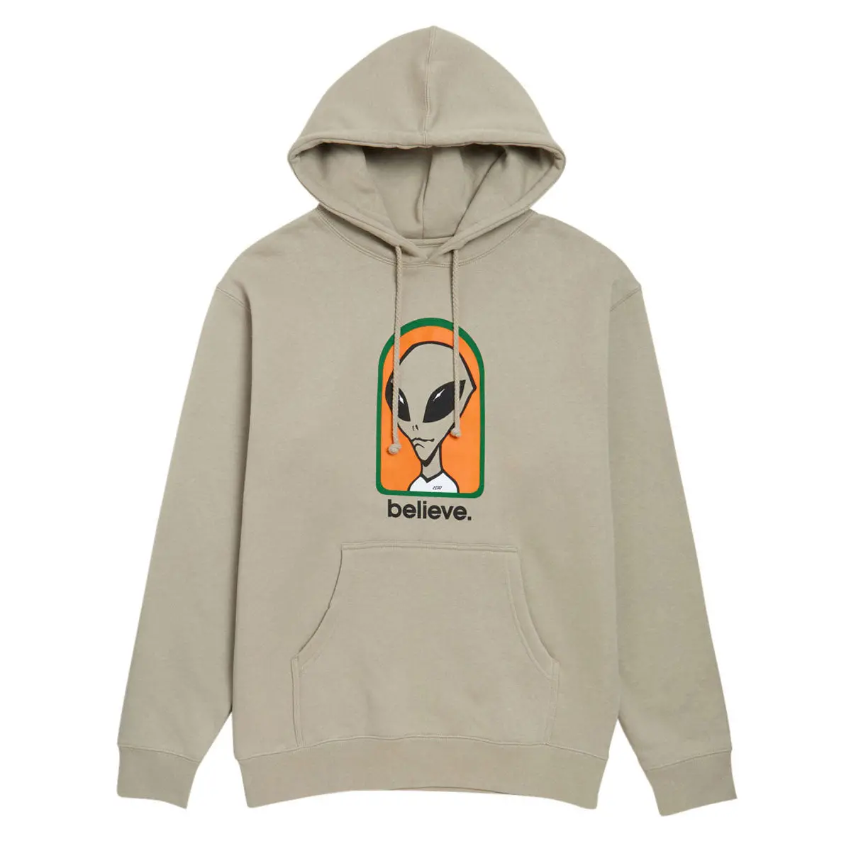 Alien Workshop Believe Hoodie - Cement Grey 1