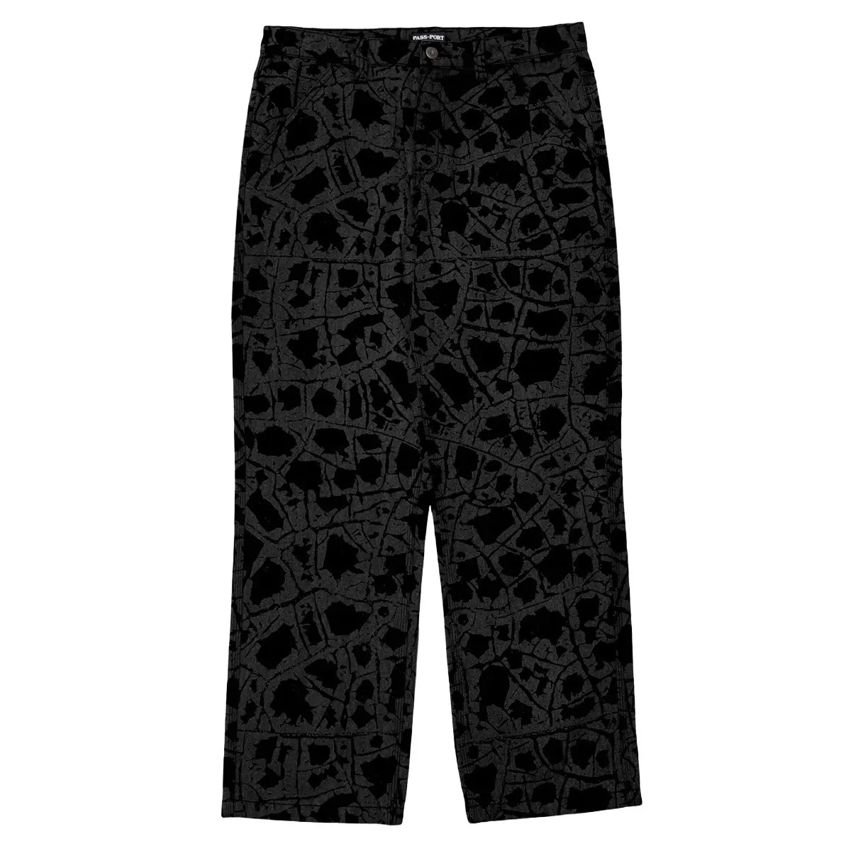 Passport Weathered Workers Club Classic Jeans - Black 1