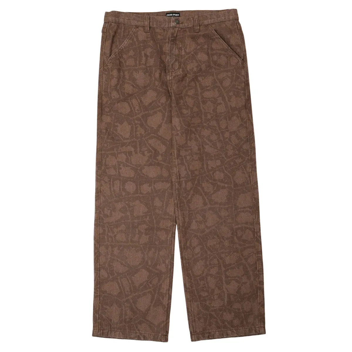 Passport Weathered Workers Club Classic Jeans - Mud 1