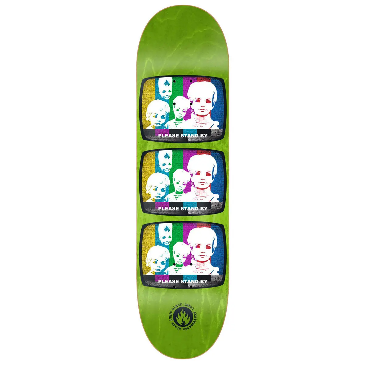 Black Label Stand By Skateboard Deck - 8.50" 1