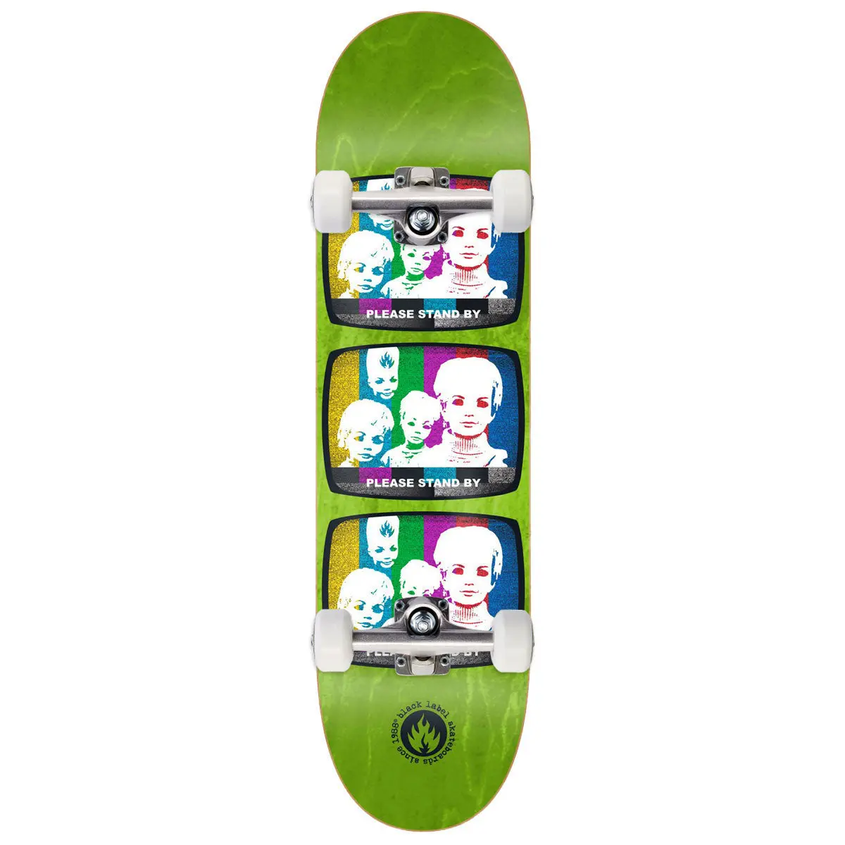 Black Label Stand By Skateboard Complete - 8.50" 1