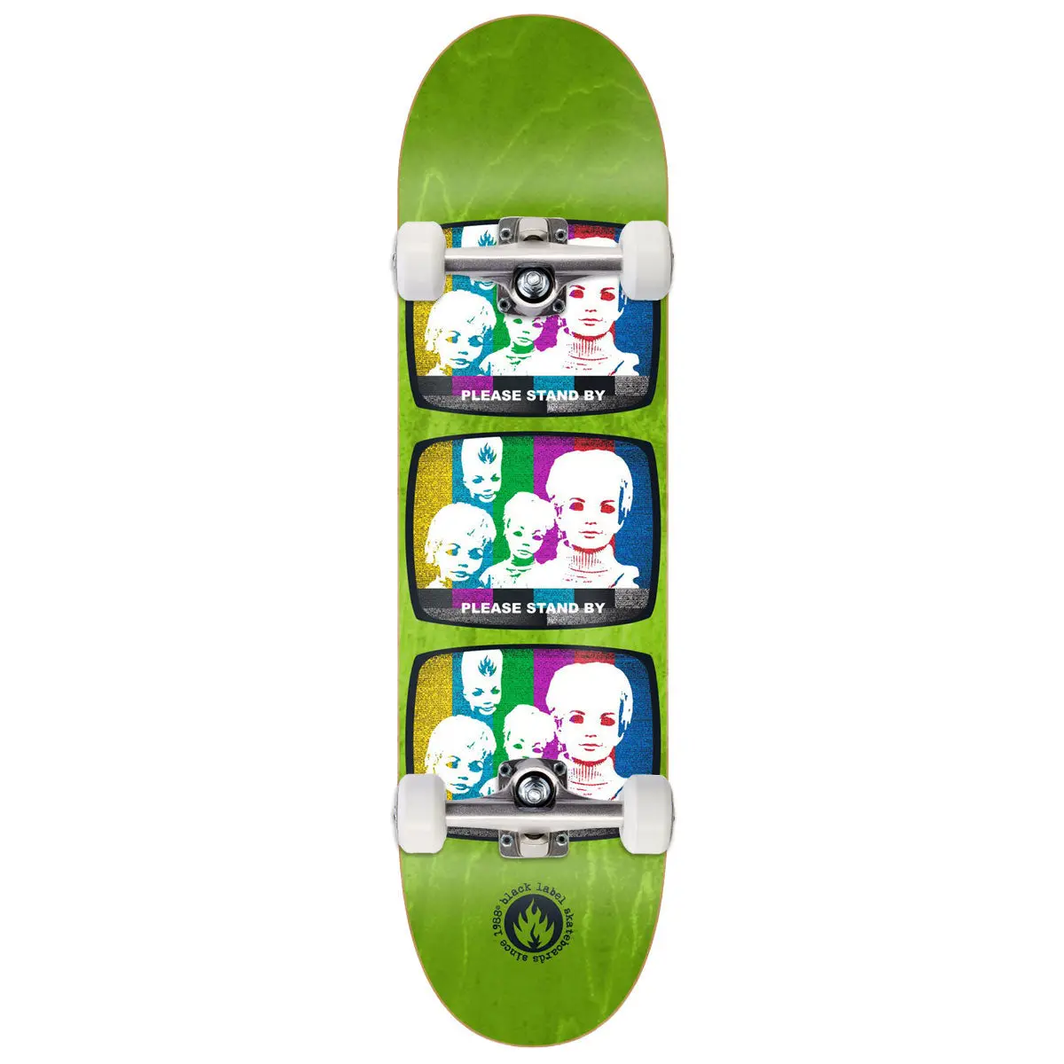 Black Label Stand By Skateboard Complete - 8.75" 1