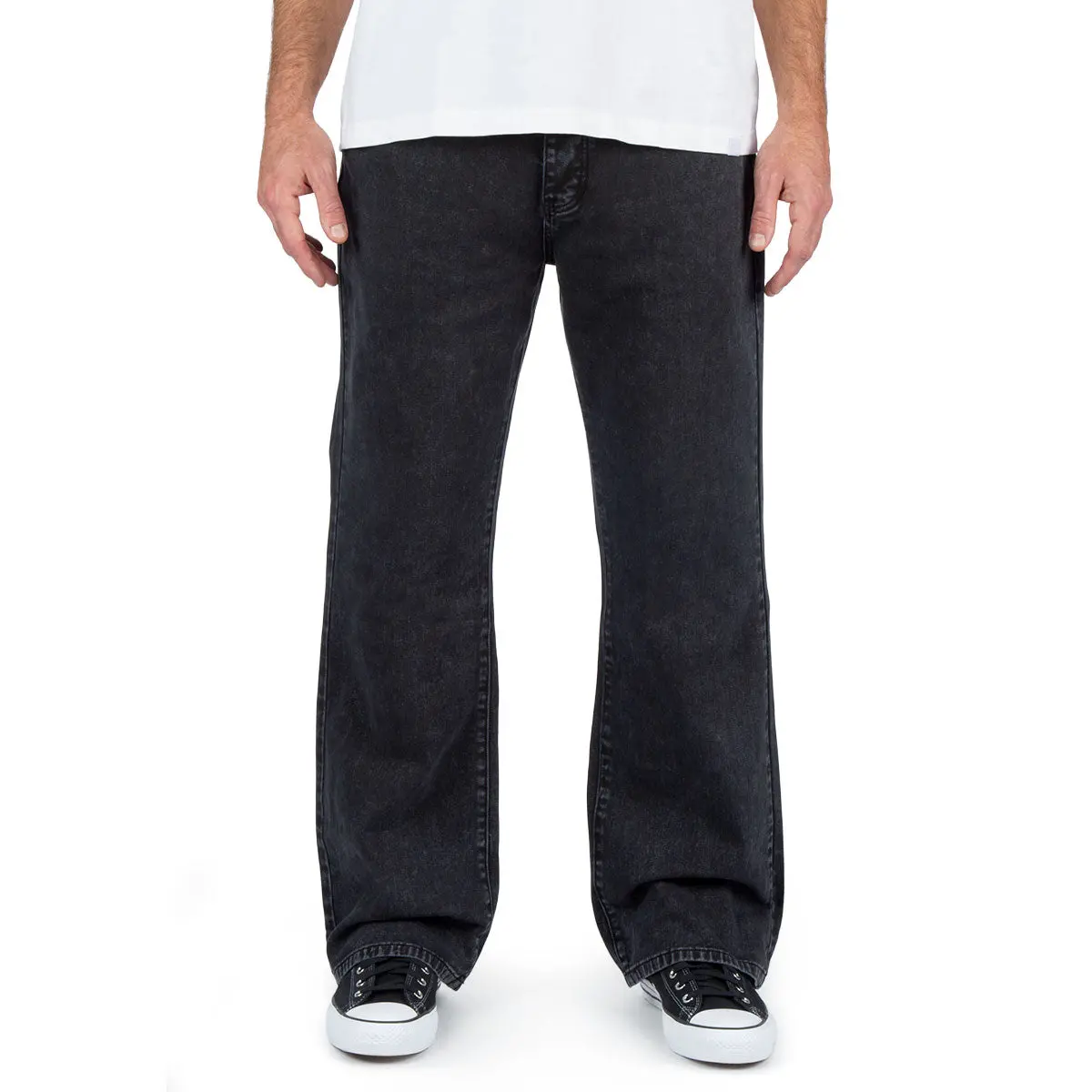 Ccs Western Bootcut Denim Jeans - Acid Wash Black 1