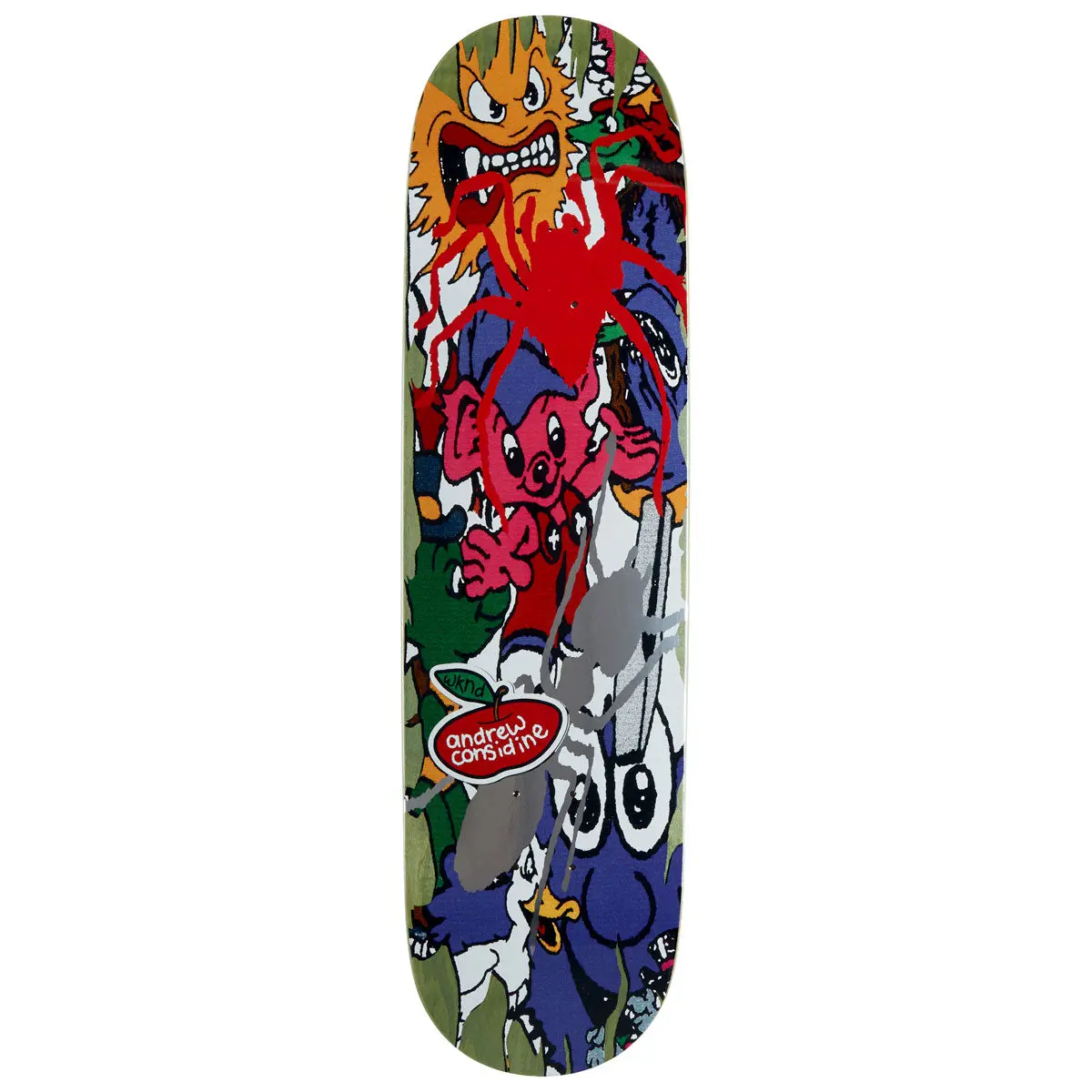 Wknd Brainchild Andrew Considine Wb Skateboard Deck - Multi - 8.375" 1