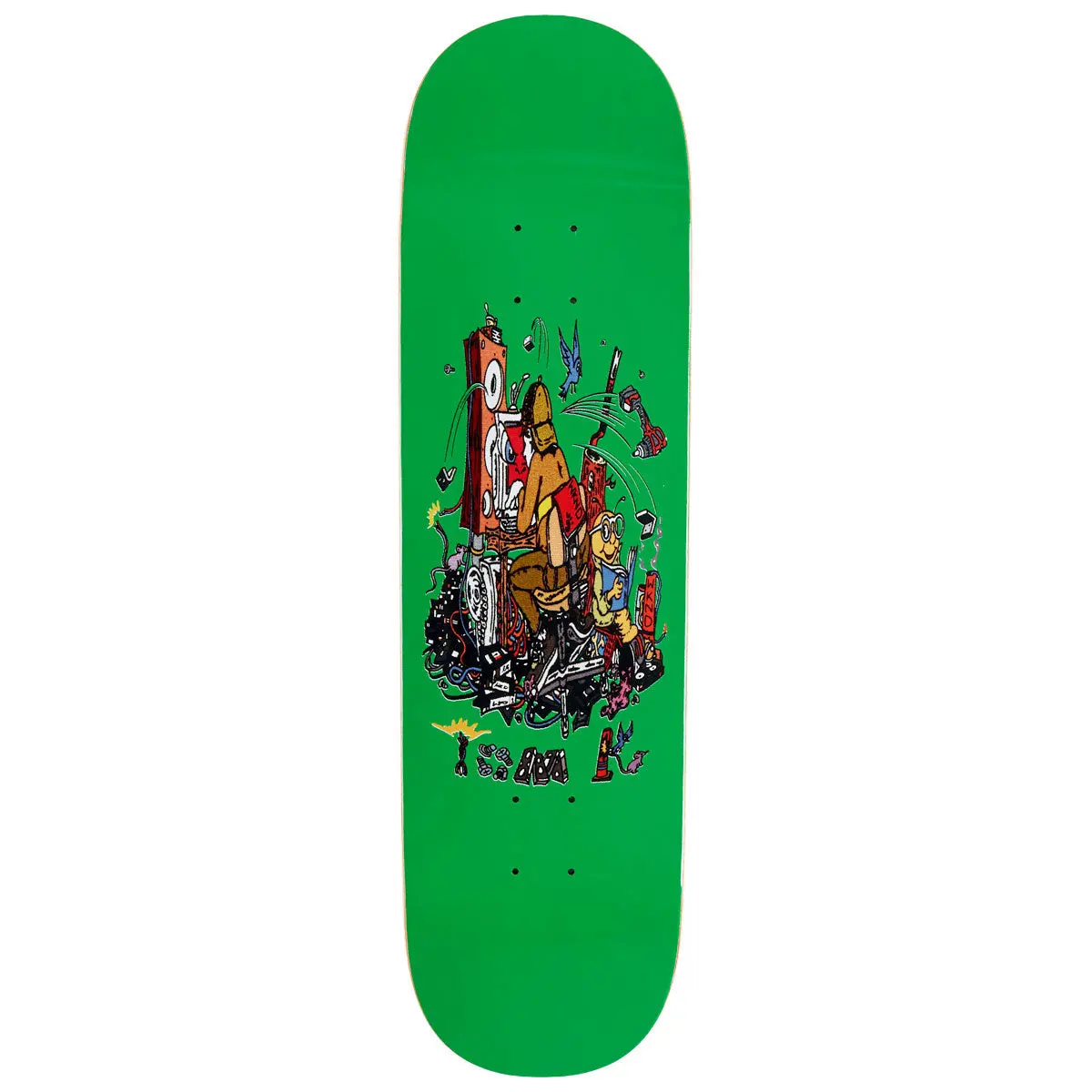 Wknd Tinker Tom Karangelov Wb Skateboard Deck - Green - 8.25" 1